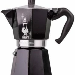 Bialetti Moka Express Stovetop Espresso Maker, Black