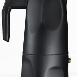 Alessi Ossidiana MT18 3 Cups Espresso Coffee Maker Black