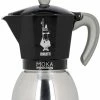 Bialetti Moka Induction Black Stovetop Espresso Maker