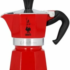 Bialetti Moka Express Stovetop Espresso Maker, Red
