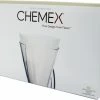 Chemex Filter Papers For 3 Cup Coffee Maker, 100 Pcs