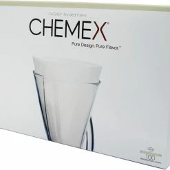 Chemex Filter Papers For 3 Cup Coffee Maker, 100 Pcs