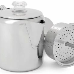 GSI Outdoors Glacier Stainless Percolator With Silicon Handle