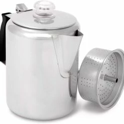 GSI Outdoors Glacier Stainless Percolator With Silicon Handle