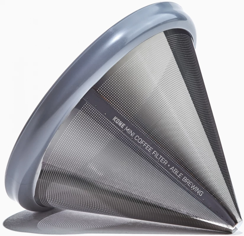 Able Coffee Kone Mini - Stainless Steel V60-02 Filter 1 Able Coffee Kone Mini - Stainless Steel V60-02 Filter