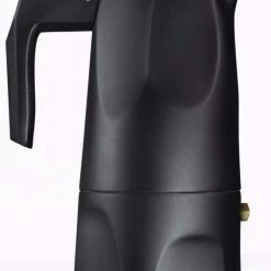 Alessi Ossidiana MT18 3 Cups Espresso Coffee Maker Black -Hario Shop alessi mt18 ossidiana black 1376