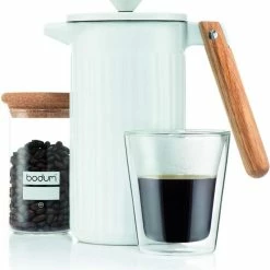 Bodum Douro 8 Cup French Press 1.0 L, White -Hario Shop bodum douro french press 6601