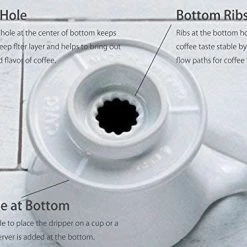 CAFEC Arita Ware Flower Dripper 1 Cup -Hario Shop cafec arita flower dripper 1 cup 6736 2