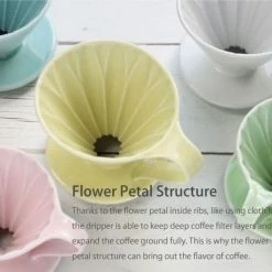 CAFEC Arita Ware Flower Dripper 4 Cup 10 CAFEC Arita Ware Flower Dripper 4 Cup -Hario Shop cafec arita flower dripper 4 cup 6710 4
