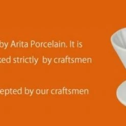 CAFEC Arita Ware Flower Dripper 4 Cup -Hario Shop cafec arita flower dripper 4 cup 6722 1