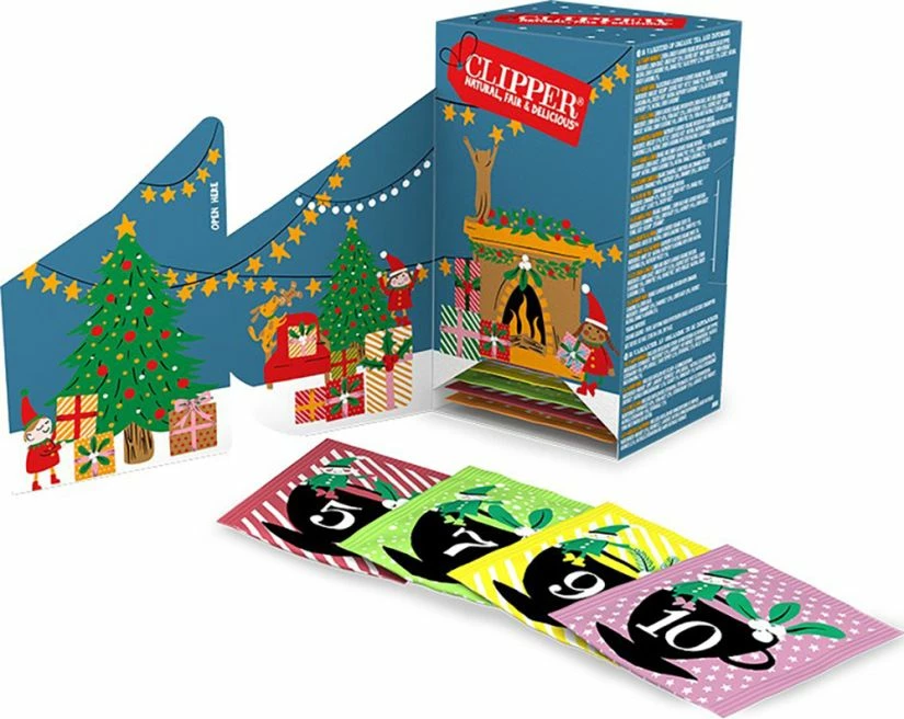 Clipper Advent Calendar 2022 Organic 24 Tea Bags 2 Clipper Advent Calendar 2022 Organic 24 Tea Bags - Image 2