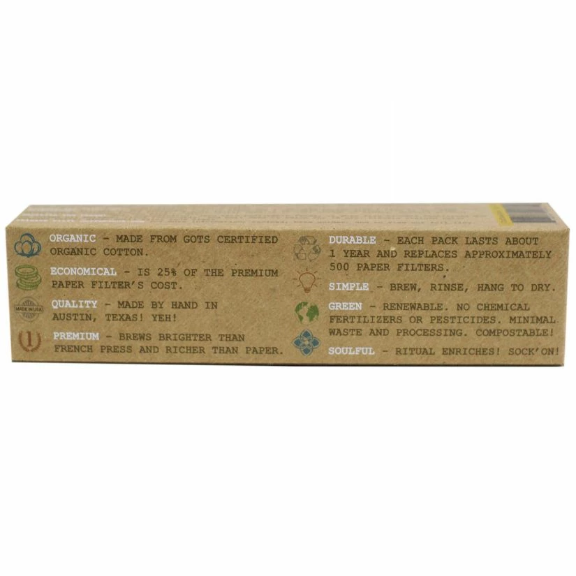 CoffeeSock Chemex® Style 3 Coffee Filter, 2 Pcs 5 CoffeeSock Chemex® Style 3 Coffee Filter, 2 Pcs - Image 5