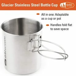 GSI Outdoors Glacier Stainless Bottle Cup -Hario Shop gsi glacier stainless bottle cup 6433