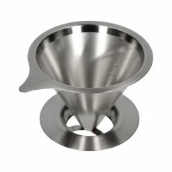 Hario Double Mesh Metal Dripper V60-01 -Hario Shop hario dmd 01 hsv double mesh metal dripper 2990