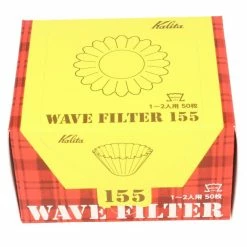 Kalita Wave #155 White Filter Papers 50 Pcs 6 Kalita Wave #155 White Filter Papers 50 Pcs -Hario Shop kalita wave filter 155 brown 3273