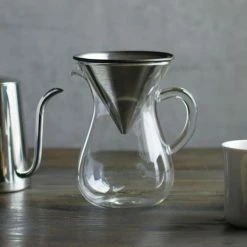 Kinto SCS Coffee Carafe Set With Stainless Steel Filter 4 Cups -Hario Shop kinto coffee carafe set 232