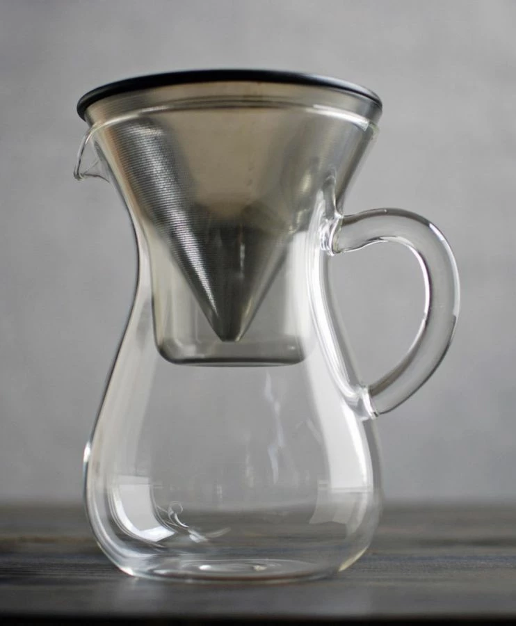 Kinto SCS Coffee Carafe Set With Stainless Steel Filter 2 Cups 2 Kinto SCS Coffee Carafe Set With Stainless Steel Filter 2 Cups - Image 2