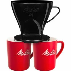 Melitta Pour Over Plastic Coffee Filter 1x4, Black -Hario Shop melitta plastic filter 1x4 8221