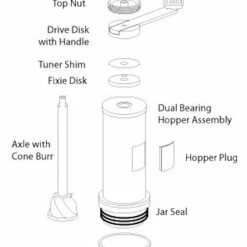 Orphan Espresso Fixie Manual Coffee Grinder -Hario Shop orphan espresso fixie manual coffee grinder 7087