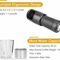 Staresso Basic (Capsules & Ground Coffee) Espresso Coffee Maker -Hario Shop staresso portable basic 6096